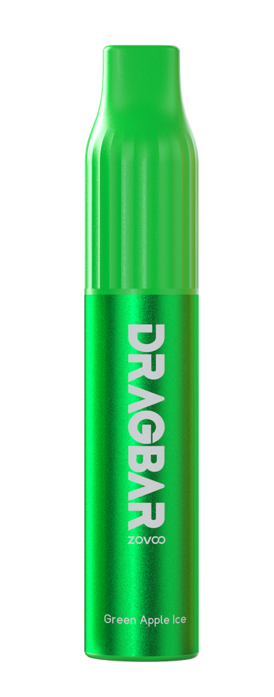 ZOVOO - DRAGBAR 1000 - Green Apple Ice - 0MG Disposable - Super Vape Store