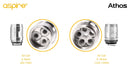Aspire A5 & A3 Coils - For Speeder & Athos - Super Vape Store