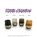 810 Drip Tips - Resin Classics - Steel-Base Anti-Spit - Super Vape Store