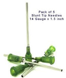 Blunt Needle Tips - 1.5inch - 40mm - 14G - 5 Pack - Super Vape Store