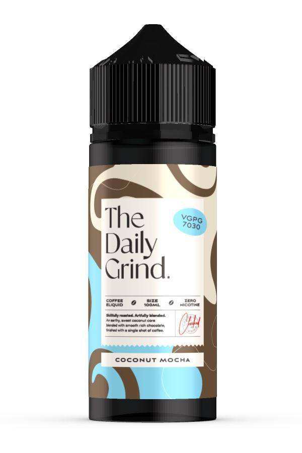 50% - The Daily Grind | Coconut Mocha | 100ml E-liquid - Super Vape Store