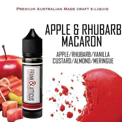 Frank and Atticus E-Liquid - Apple & Rhubarb Macaron E-Juice - 60ml - Super Vape Store