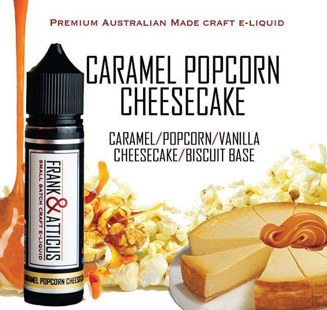 Frank & Atticus E-Liquid - Caramel Popcorn Cheesecake - 60ml - Super Vape Store