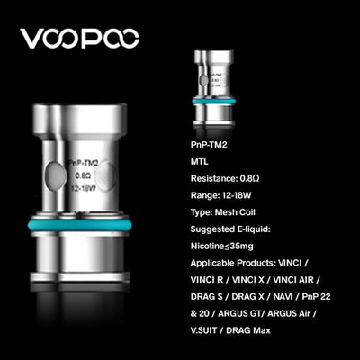VOOPOO PnP Coils/RBA - 5pcs - Super Vape Store