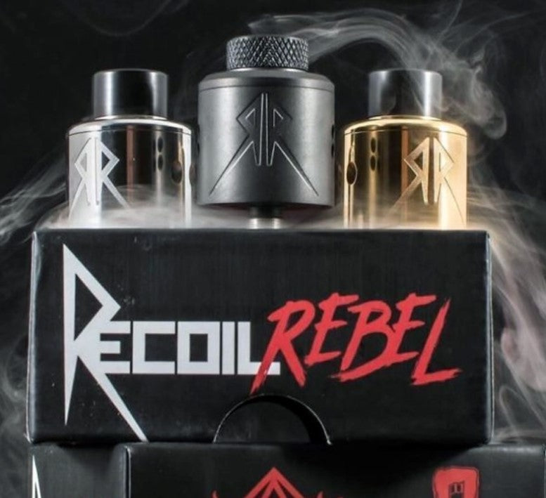 GrimmGreen X OhmBoyOC - The Recoil Rebel RDA - Stainless Steel - 30% Off - Super Vape Store