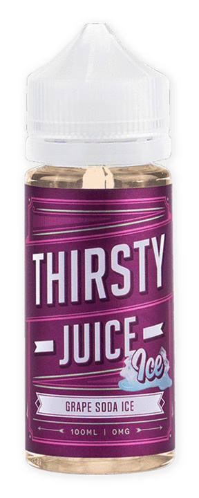 Thirsty Juice Co. - Grape Soda ICE E-Liquid - 100ml - Super Vape Store