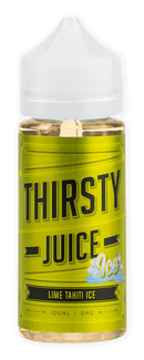 50% Off - Thirsty Juice Co. - Lime Tahiti ICE E-Liquid - 100ml - Super Vape Store