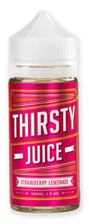 50% Off - Thirsty Juice Co. - Strawberry Lemonade E-Liquid - 100ml - Super Vape Store