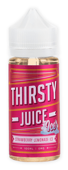 Thirsty Juice Co. - Strawberry Lemonade ICE E-Liquid -100ml - Super Vape Store