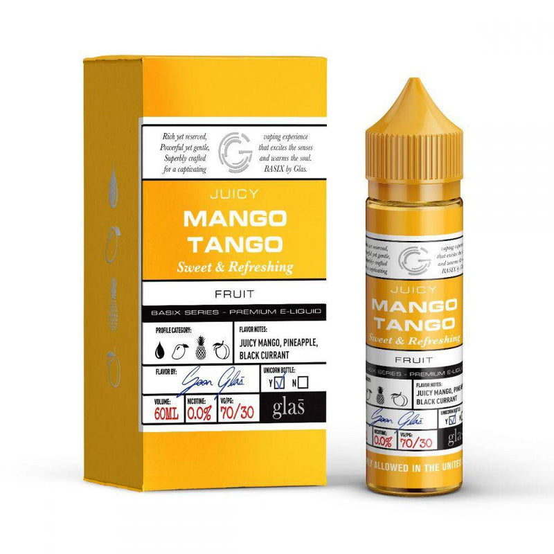 50% Off - Glas Vapor - Basix Series - Mango Tango - Super Vape Store