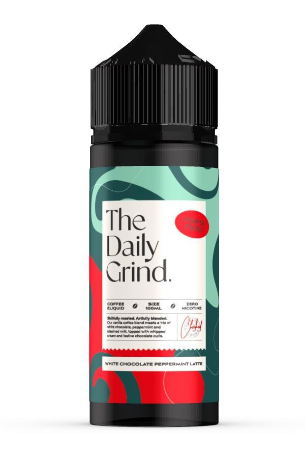 The Daily Grind | White Choc Chip Peppermint Latte |  100ml E-liquid - Super Vape Store